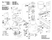 Bosch 0 603 262 903 Pas 800 Fa All Purpose Vacuum Cleane 220 V / Eu Spare Parts
